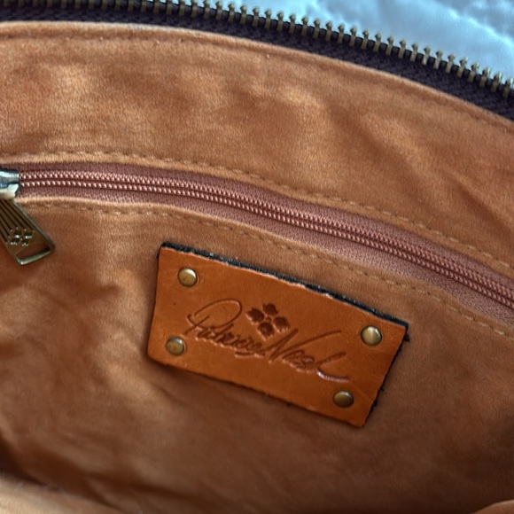 Patricia Nash Cassini Brown Leather Wristlet - Picture 5 of 11